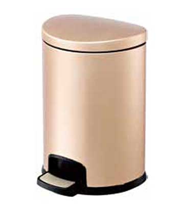 304加厚客房不銹鋼腳踏式垃圾桶