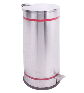 加厚304室內腳踏式不銹鋼垃圾桶