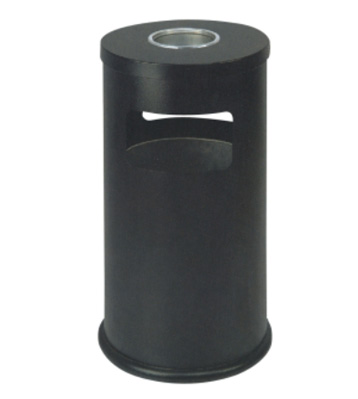 戶外圓形鋼板垃圾桶