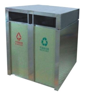 火車站環保鋼制垃圾箱