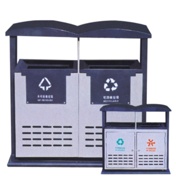 商業圈分類鋼制垃圾桶