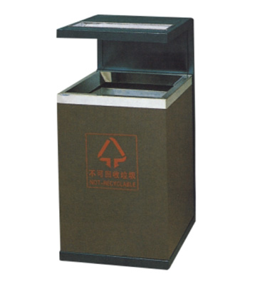 室內方形鋼制垃圾桶