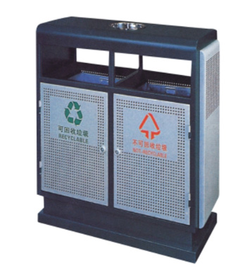 小區分類戶外鋼制垃圾箱
