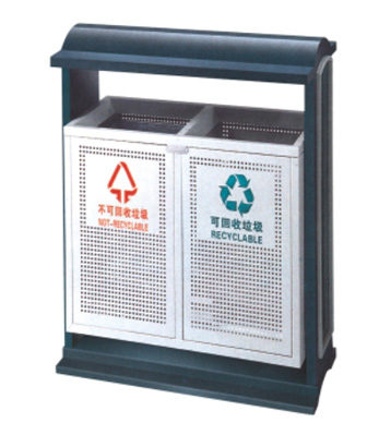 景區分類戶外鋼制垃圾箱