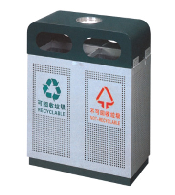 街道綠化鋼制垃圾箱