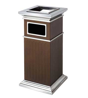 酒店不銹鋼羅馬柱垃圾桶