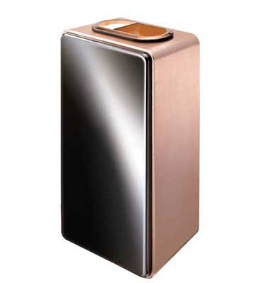 香檳金高檔商場(chǎng)垃圾桶