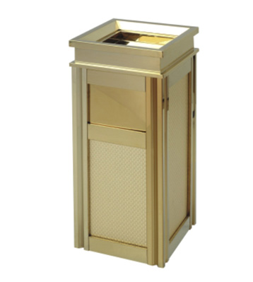 四菱角酒店鈦金垃圾桶
