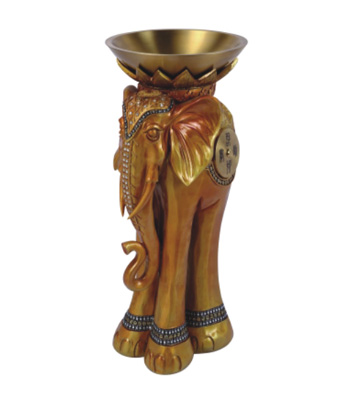 鈦金吉象煙灰桶