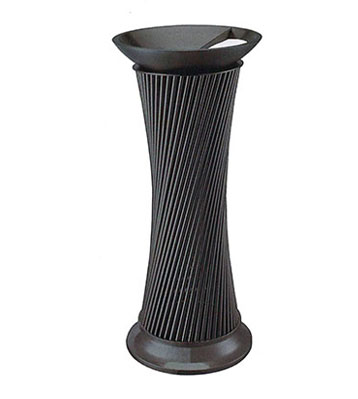 藝術鋼管電梯口垃圾桶