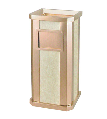 電鍍玫瑰金垃圾桶