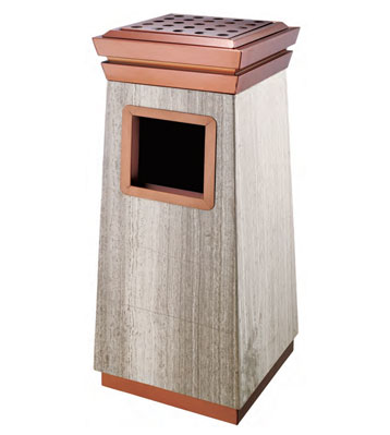 豪華酒店鈦金垃圾桶