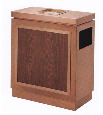 方口古銅鈦金垃圾桶