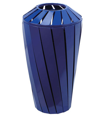 藍(lán)色創(chuàng)意烤漆垃圾桶