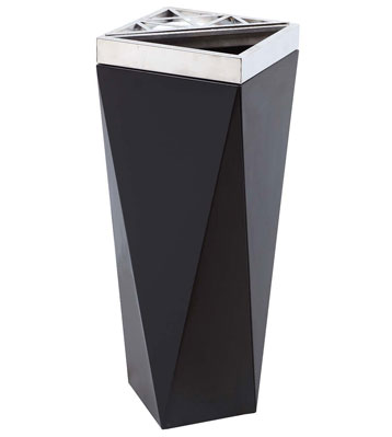 電梯口多面藝術(shù)垃圾桶