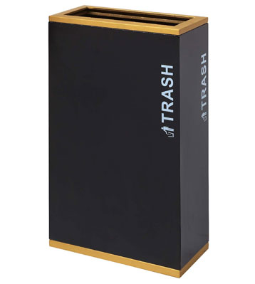 長方形高檔商場用垃圾桶