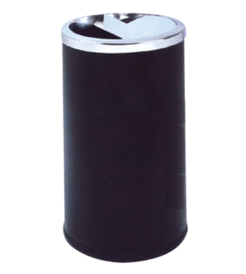 港式商場分口鐵皮垃圾桶