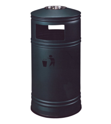 室內(nèi)頂蓋帶煙灰缸鐵皮垃圾桶